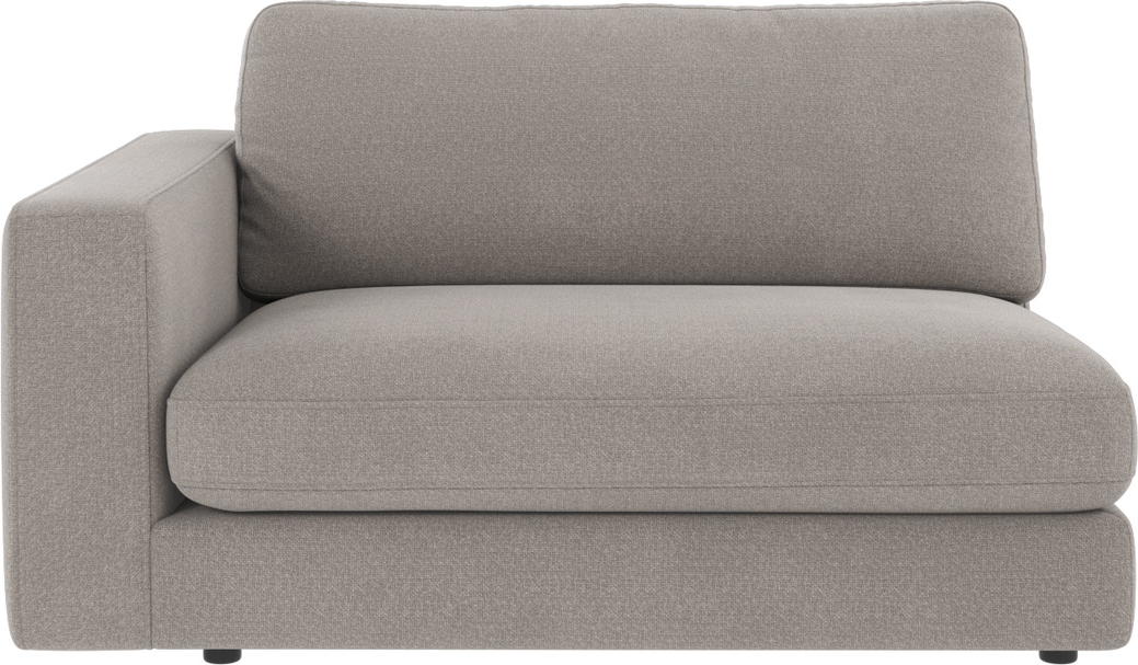 Venstre Armlæn Modulsofa Rowico Duncan Rita Lysegrå Polyester H78xb129xd103 Cm