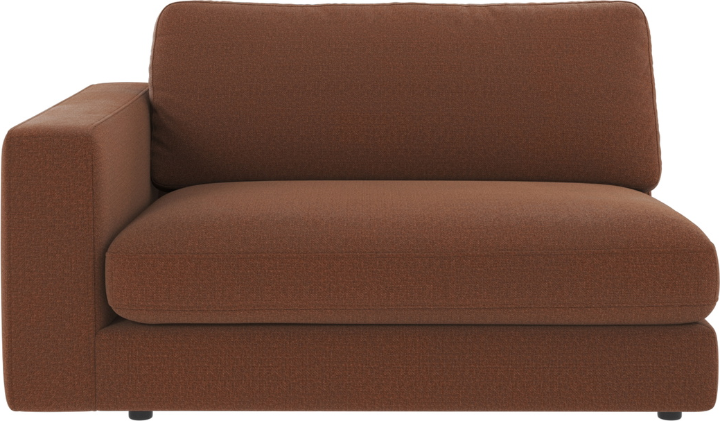 Venstre Armlænsmodul Rowico Duncan Modulsofa Rita Rød Polyester B129    D103    H78 Cm