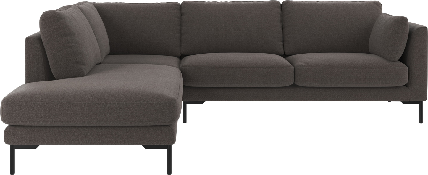 Venstrevendt Hjørnesofa Rowico Corwin Mørkegrå Polyester Rita 266ã 226 Cm