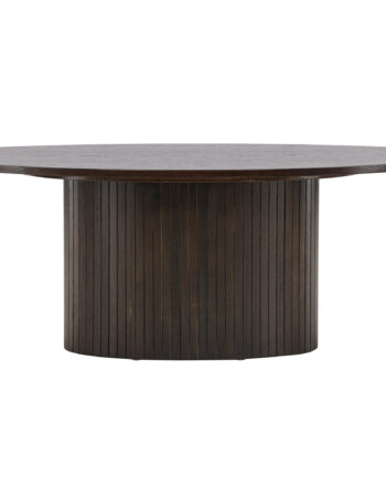 Venture Design Bianca Sofabord  Oval Mokka Finér  120x55