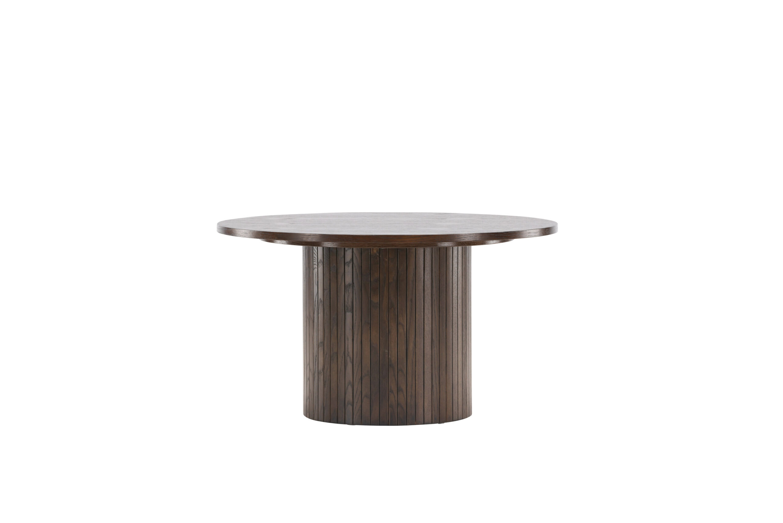 Venture Design Bianca Sofabord Rund Mokka Finér ø80