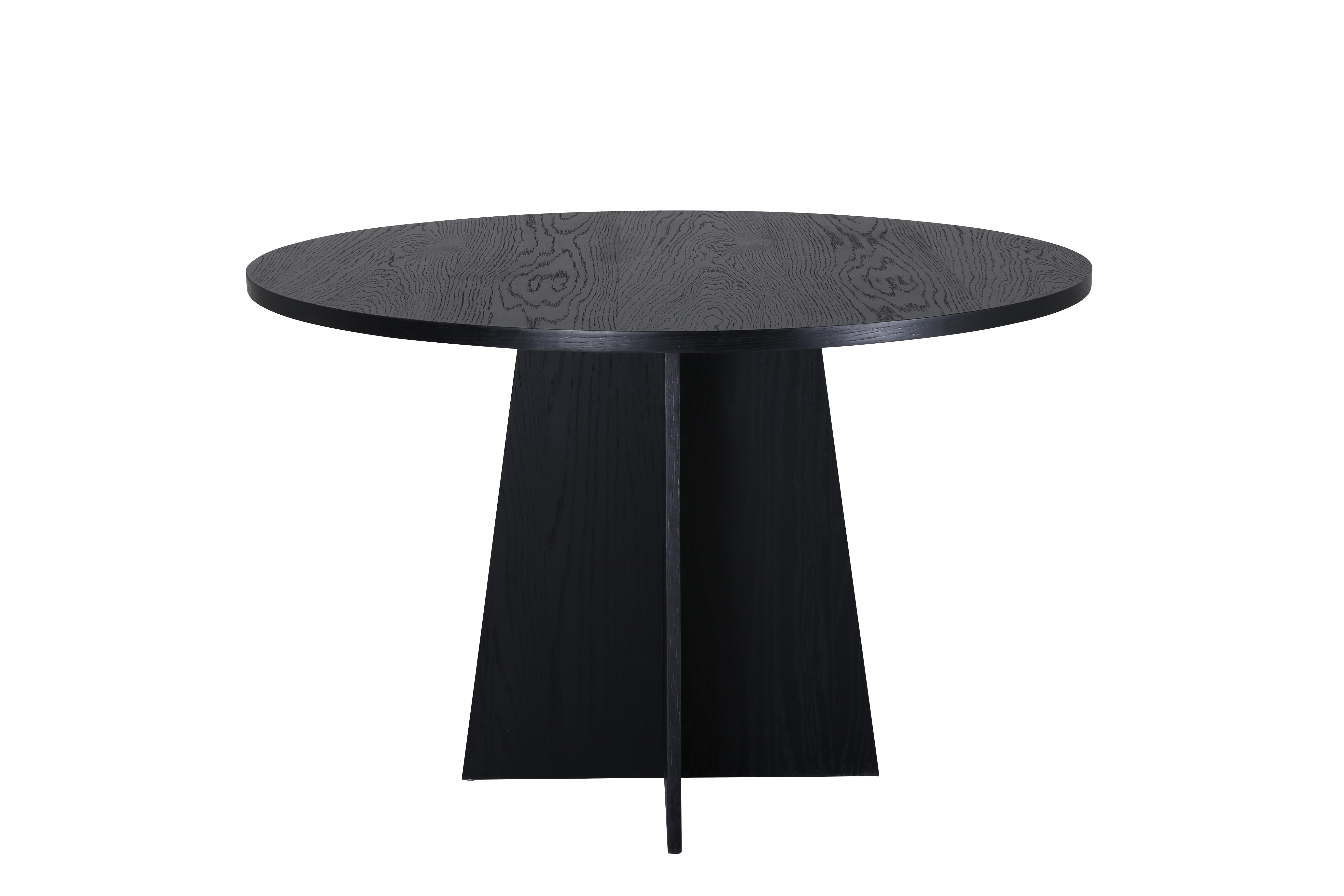 Venture Design Bootcut Spisebord  Rund Sort Finér  ø110