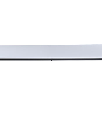 Venture Design Jimmy Spisebord     Udtræk Hvid Hpl Og Sort Stål  195x90