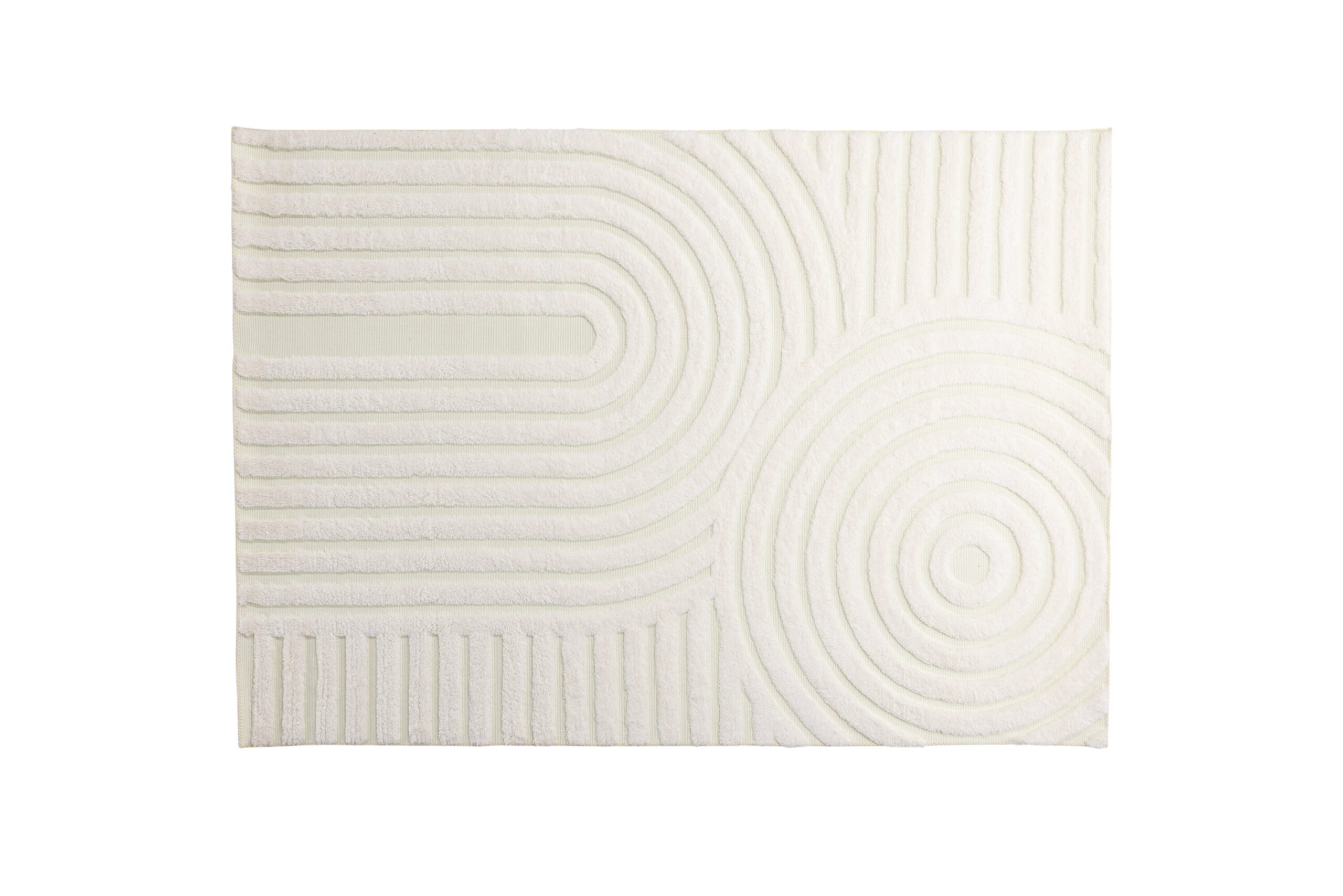 Venture Design Nikita Gulvtæppe Rektangulær Hvid Polyester 230x160