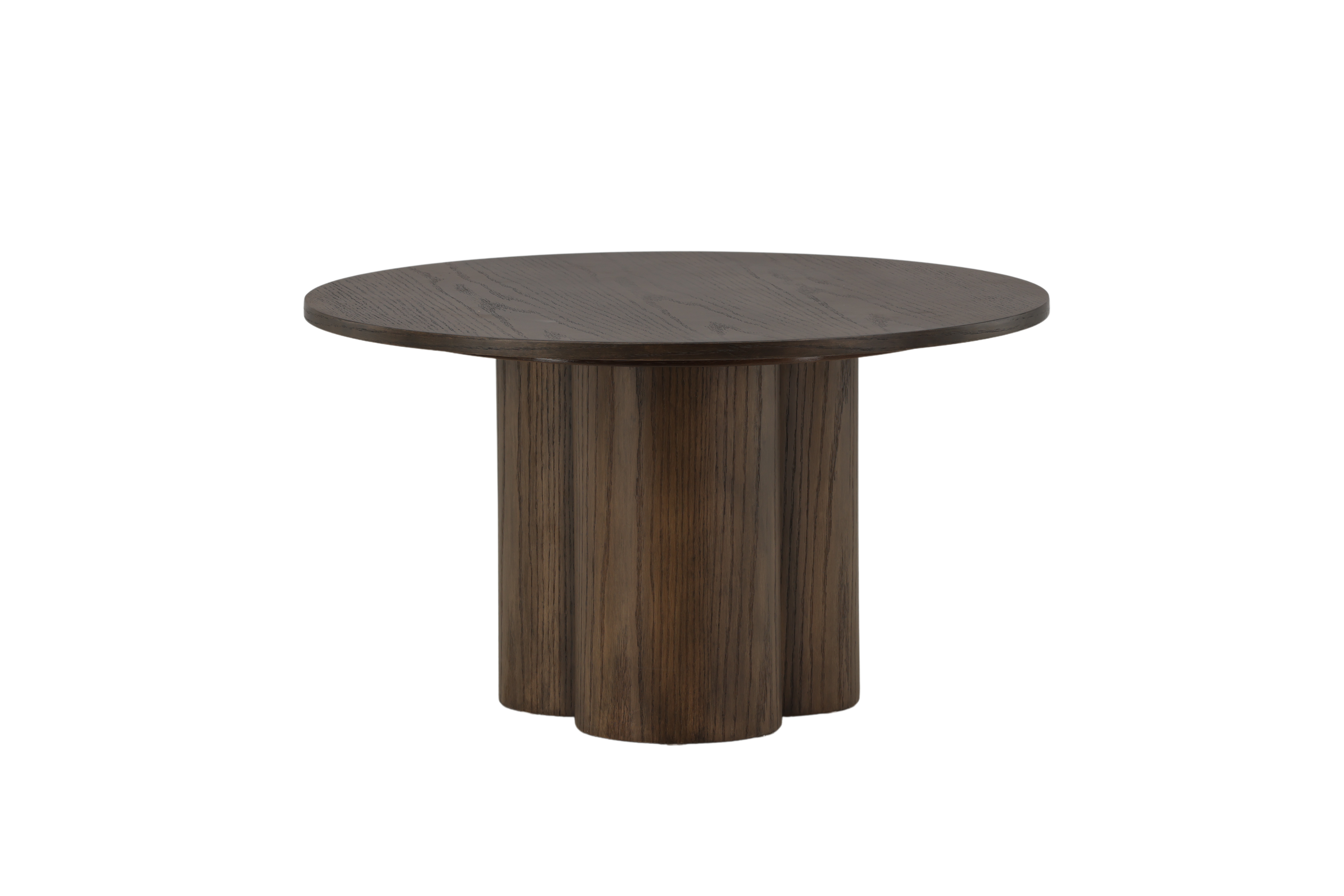 Venture Design Olivia Sofabord  Rund Mokka Finér  ø80