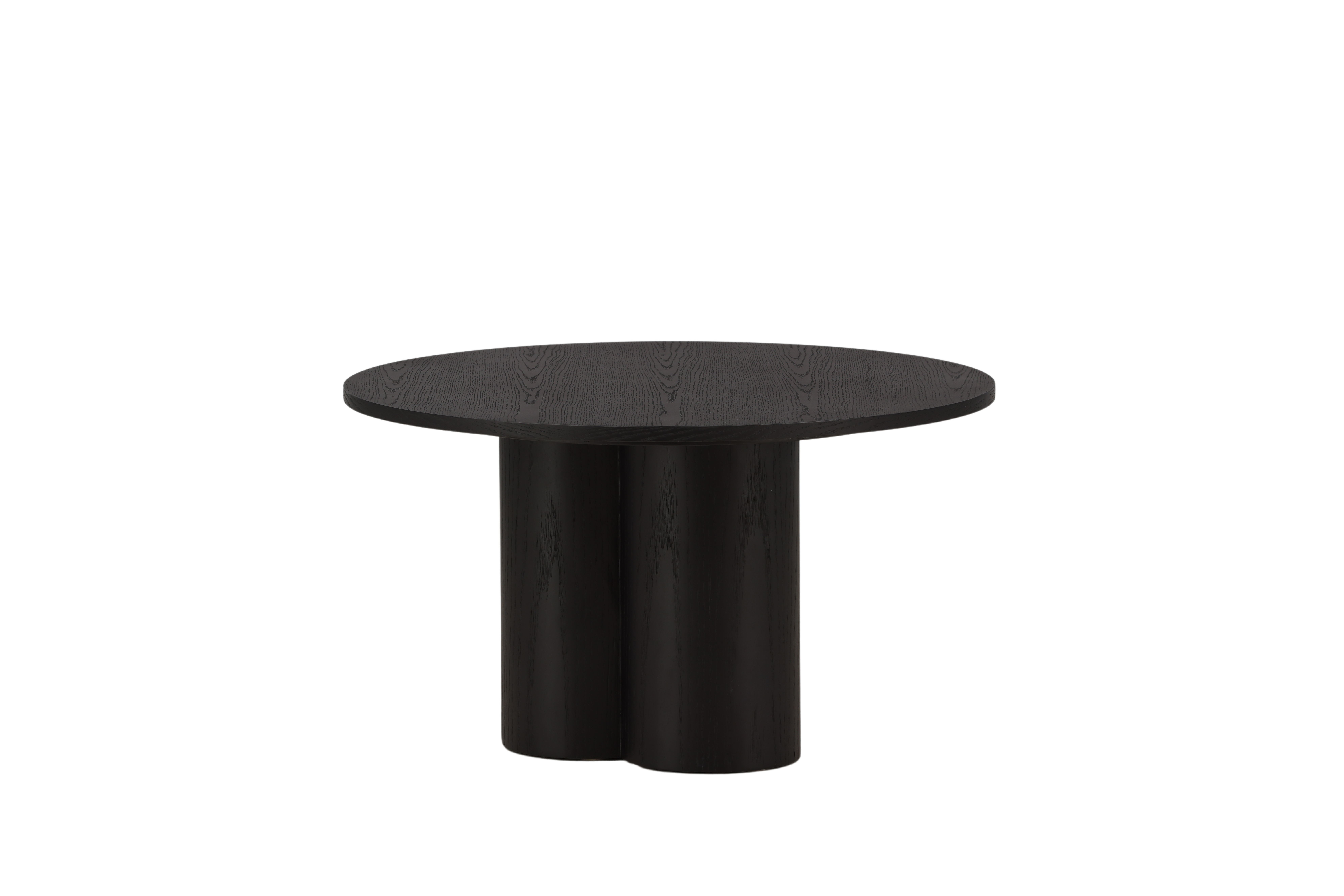 Venture Design Olivia Sofabord  Rund Sort Finér  ø80
