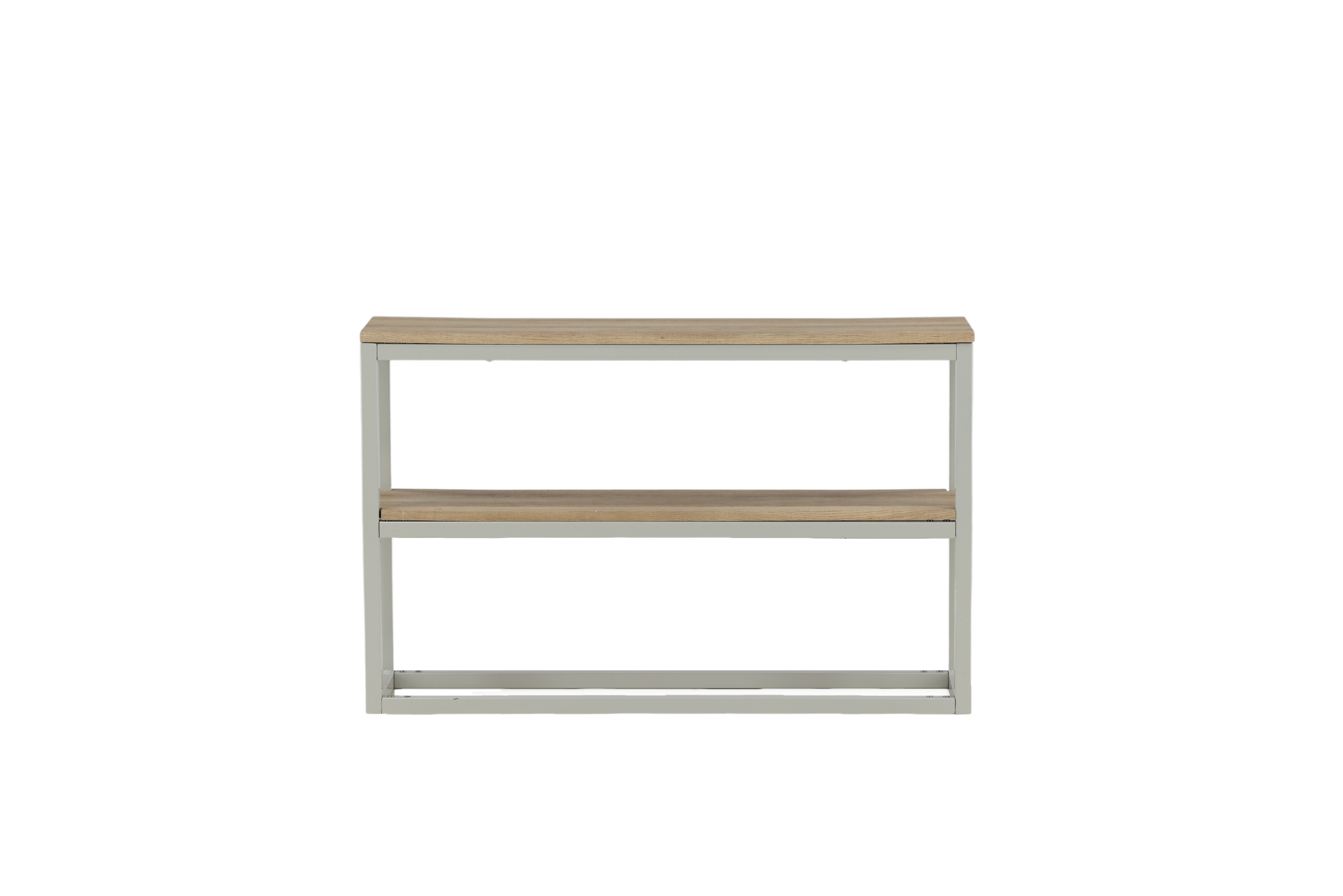 Venture Design Rise Sidebord       Hylde Natur Askepapirlaminat Og Grå Stål  110x30