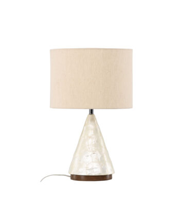Vind Collection Donsö Bordlampe Lysegrå Capiz