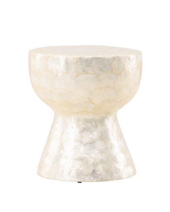 Vind Collection Sandön Sofabord  Rund Beige Capiz  ø40
