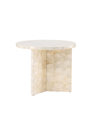 Vind Collection Smögen Sofabord  Rund Beige Capiz  ø40