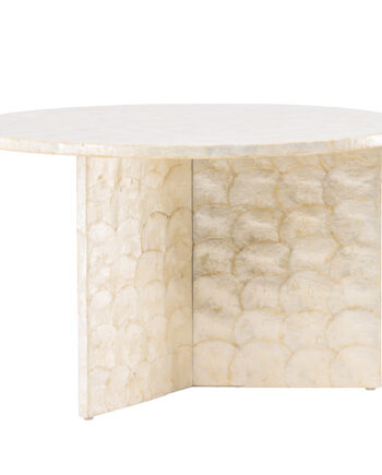 Vind Collection Smögen  Sofabord  Rund Beige Capiz  ø70