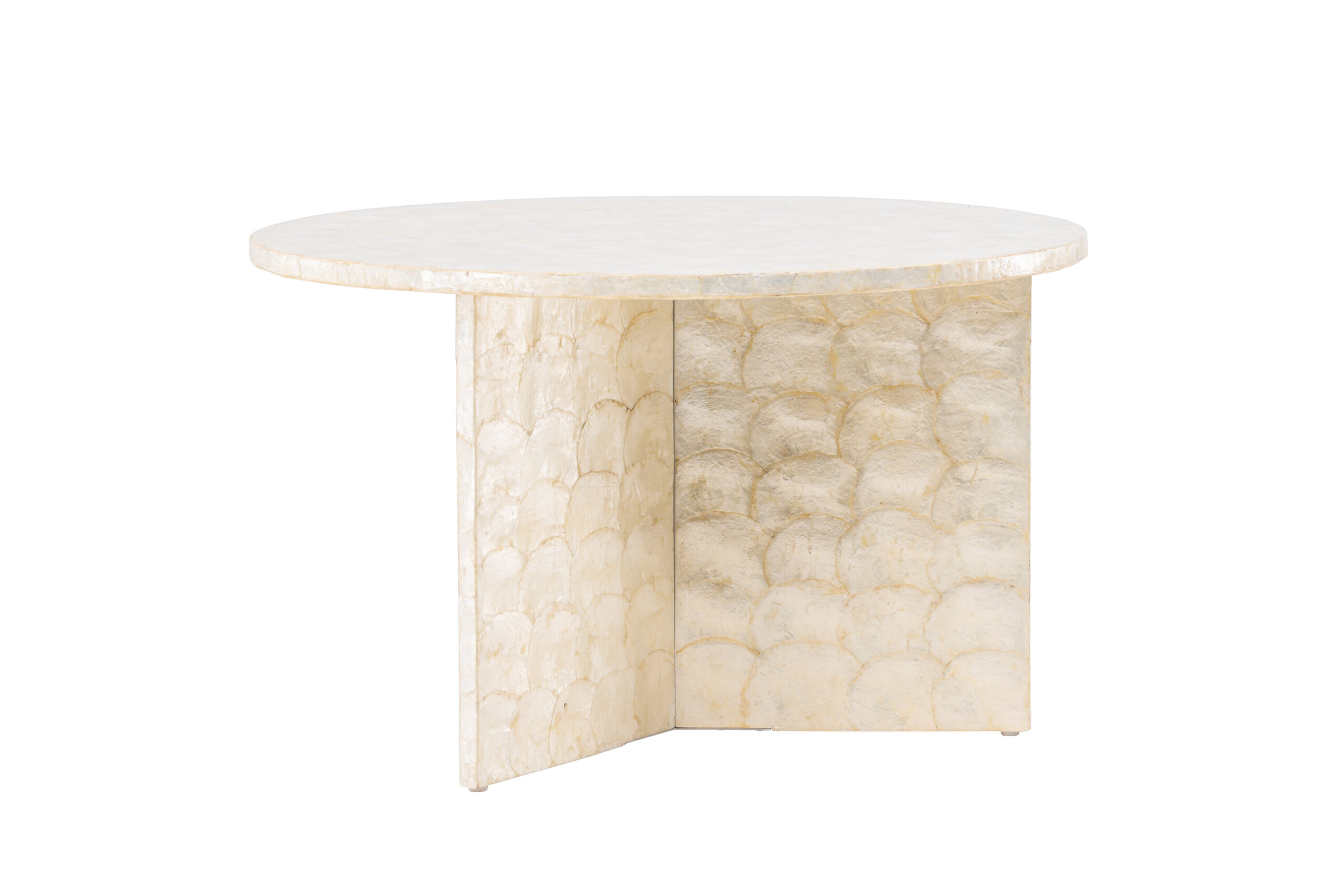 Vind Collection Smögen Sofabord Rund Beige Capiz ø70