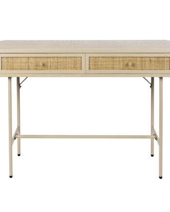 White Label Living Amaya Konsolbord       Skuffer Beige Mdf Metal  120x40