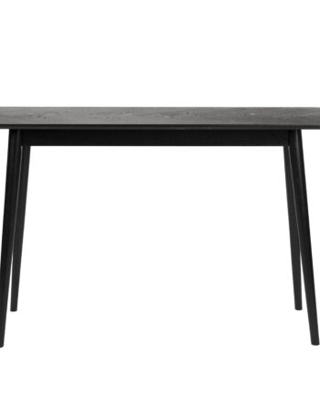White Label Living Fabio Sildeben Konsolbord  Rektangulær Sort Egefinér Og Egetræ  120x40