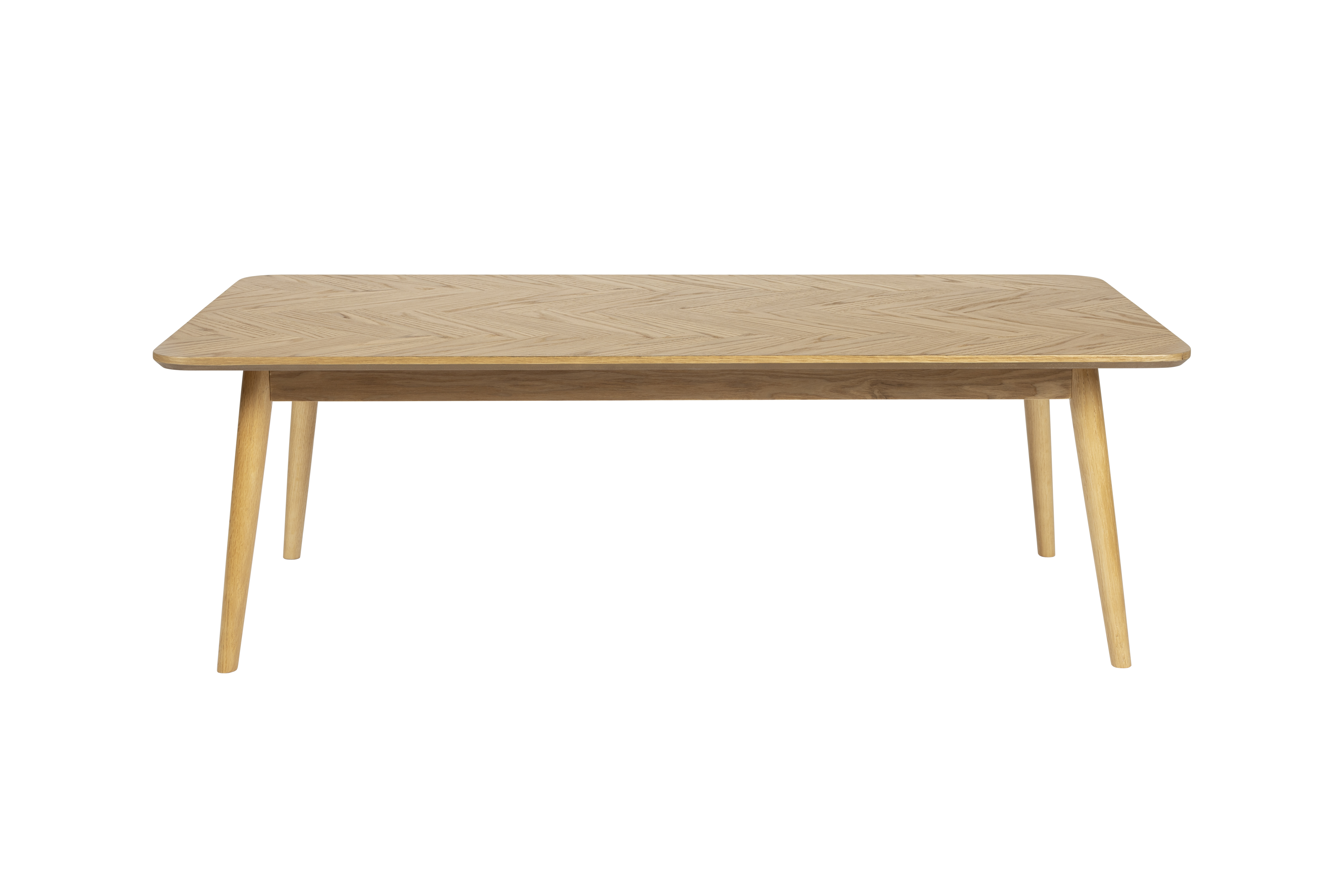 White Label Living Fabio Sildeben Sofabord  Rektangulær Natur Egefinér Og Egetræ  120x60