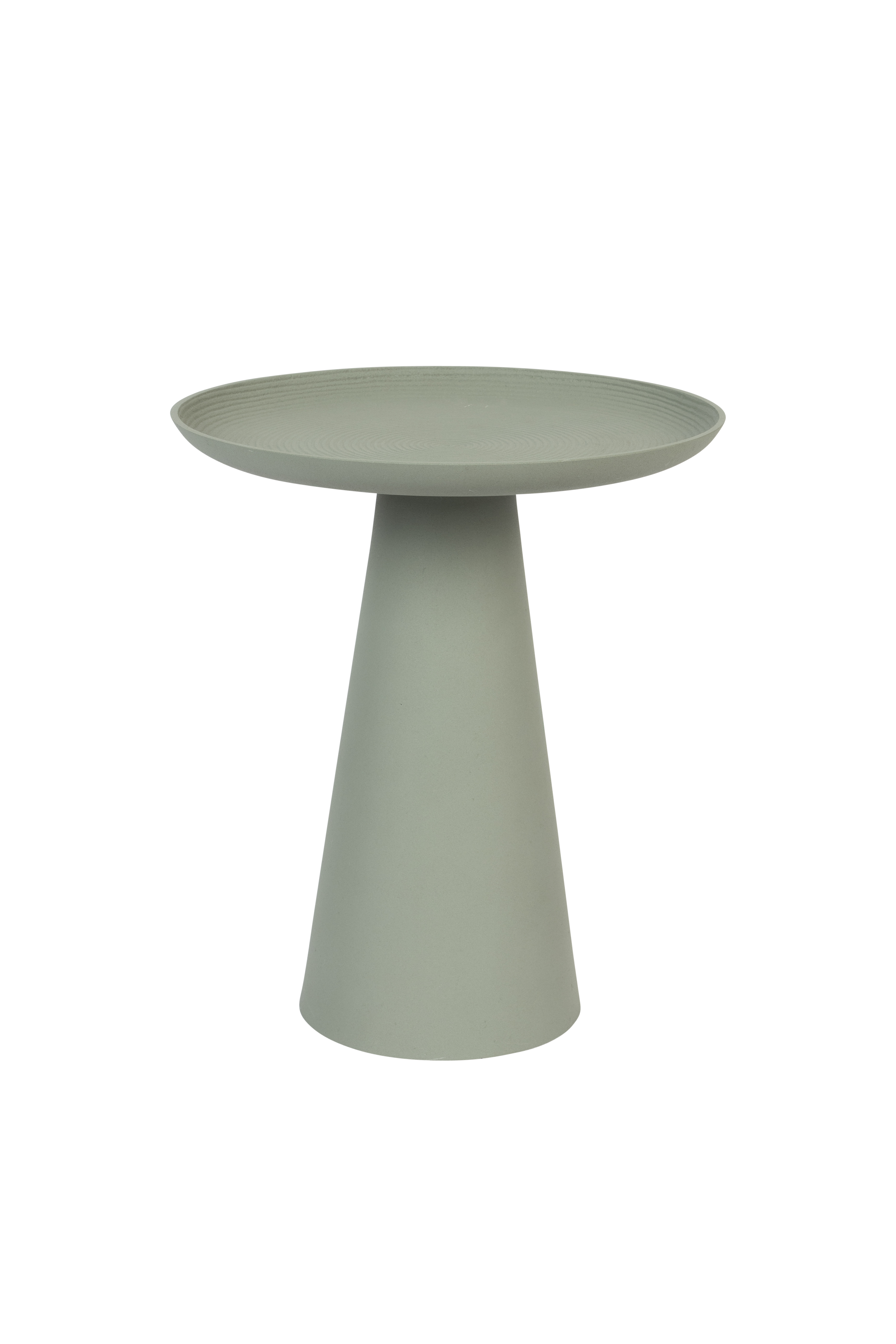 White Label Living Ringar Large Sidebord  Rund Grøn Metal  ø39