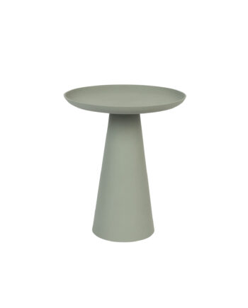 White Label Living Ringar Medium Sidebord  Rund Grøn Metal  ø34