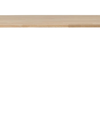 Woood Tablo Spisebord  Rektangulær Natur Eg Og Sort Stål  160x90