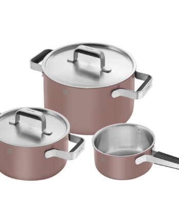 Zwilling Pure Grydesæt   Dele     Låg  Rustfrit Stål  Rosa