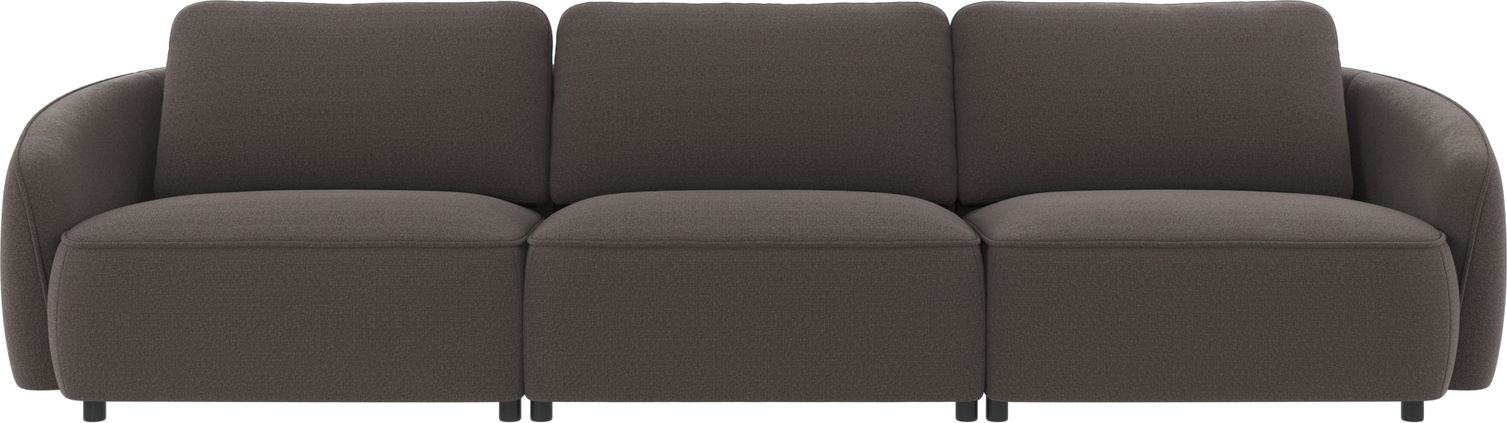 -personers Modulsofa Rowico Norris Mørkegrå Rita Polyester Fsc-certificeret Ramme