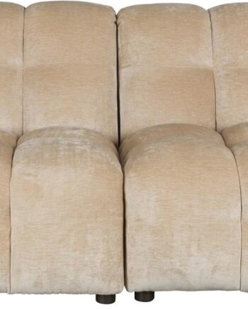 -personers Sofa Dutchbone Hackman Stenlysgrå Polyester 264   102   84 Cm