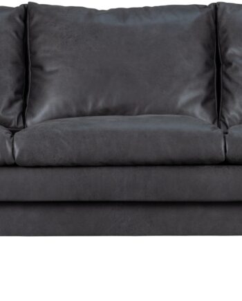 -personers Sofa  Loveseat Woood Exclusive Tube   Sort Polyester Med Kromstel