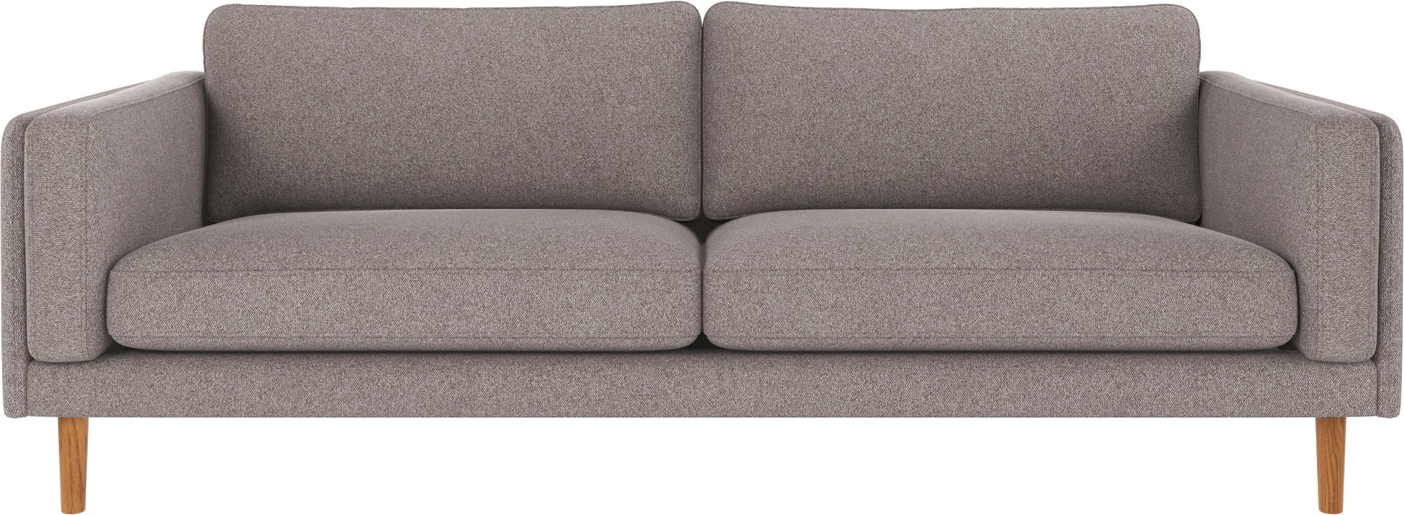 -personers Sofa Rowico Braden Grå-beige Brenda Fsc-mix Lakeret Egetræ Martindale 30000