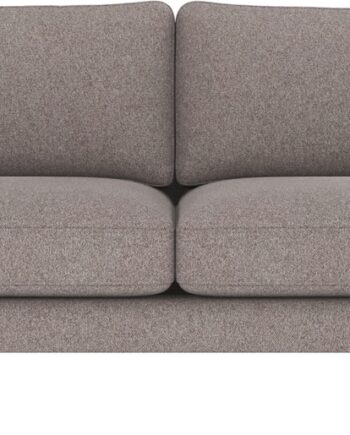 -personers Sofa Rowico Braden Grå-beige Brun 216ã 87ã 78 Cm   Slank Skandinavisk Design Med Høj-elastisk Skum Og Lakerede Egetræsben