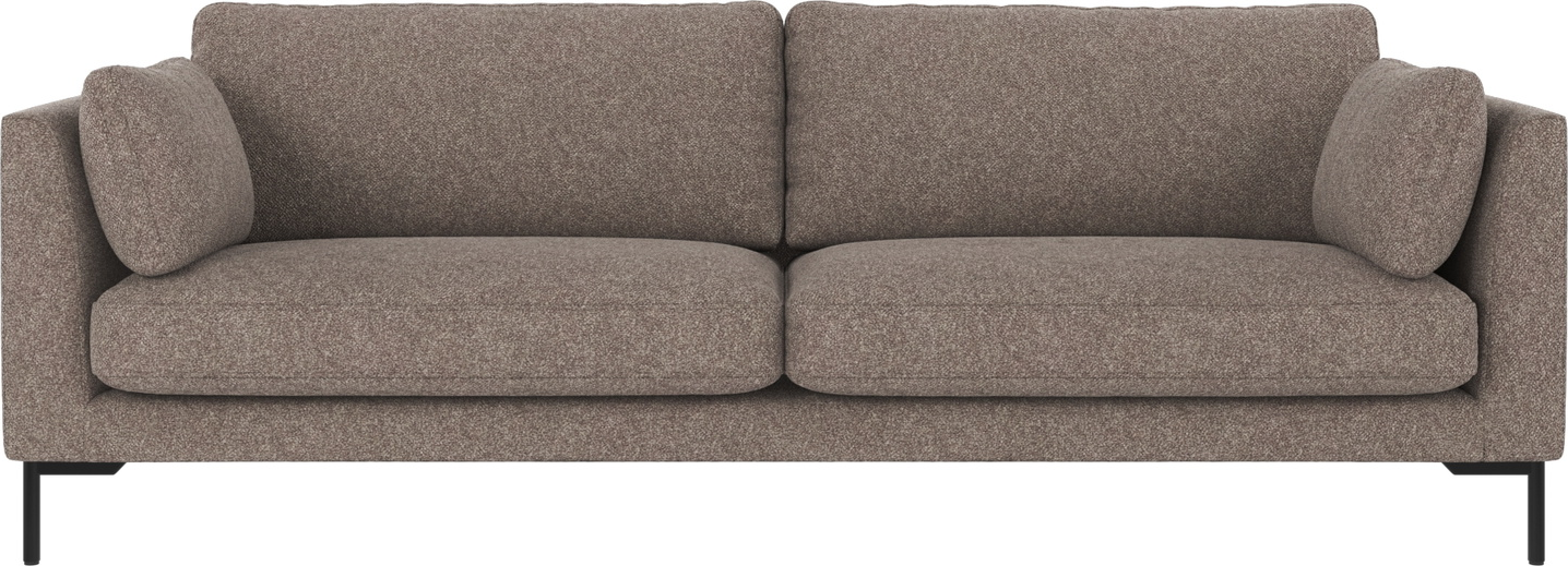 -personers Sofa Rowico Corwin Bobby Mørk Beige Polyester 238   98   83 Cm