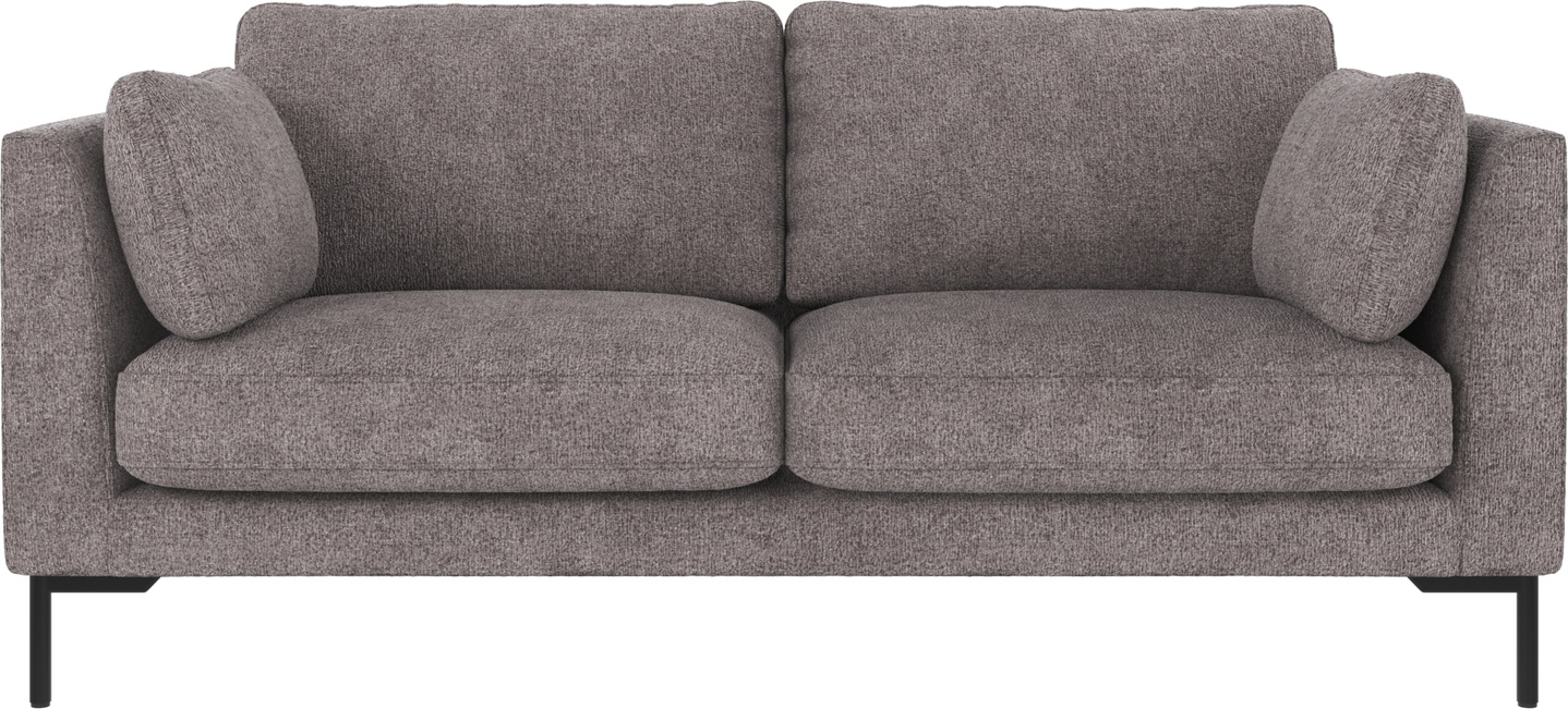 -personers Sofa Rowico Corwin Grå Greg 18 Stof Fsc-mix Metalben