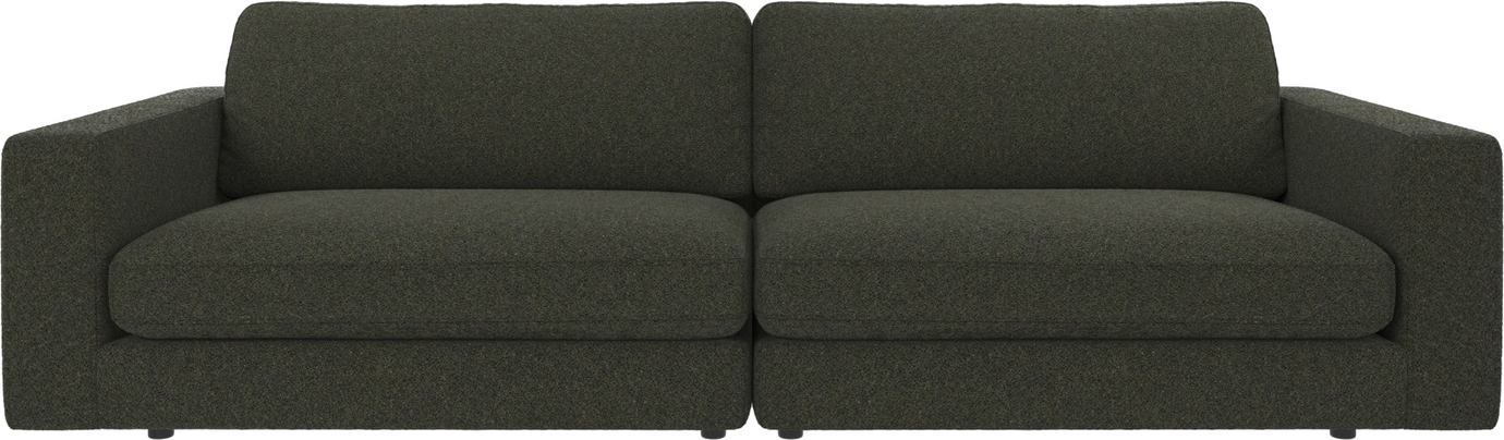 -personers Sofa Rowico Duncan Alice 162 Grøn Stof Modulopbygget Nordisk Design 258x103x78 Cm