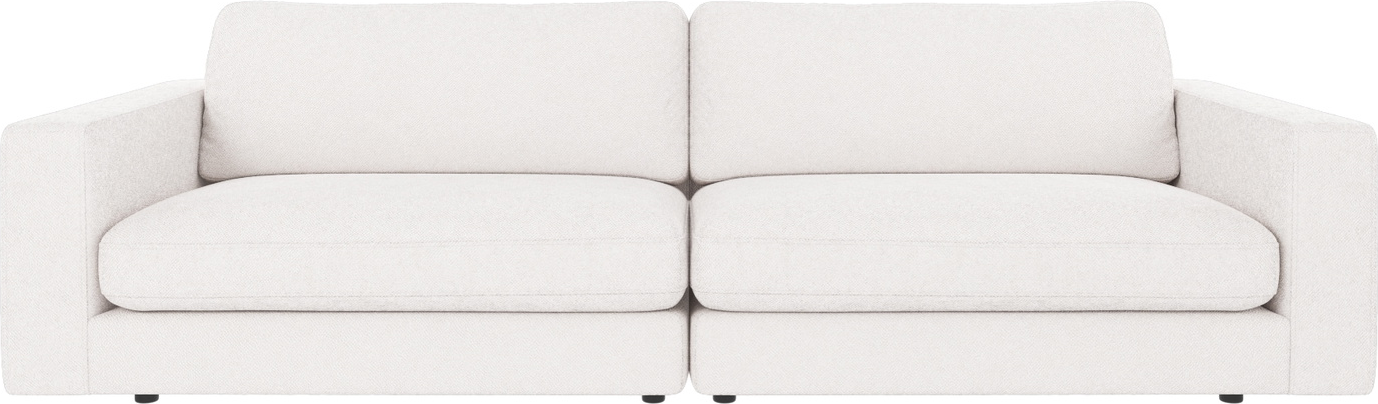 -personers Sofa Rowico Duncan Hvid 100  Polyester Bobby Fsc-mix Ramme Modulopbygget