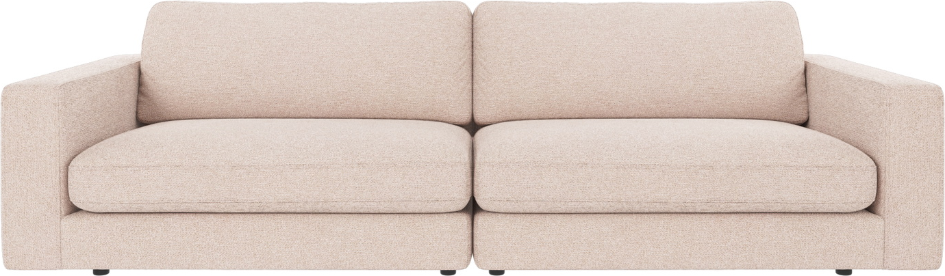 -personers Sofa Rowico Duncan Max Lysebeige Stof Fsc-certificeret Modulopbygget 258x103x78 Cm