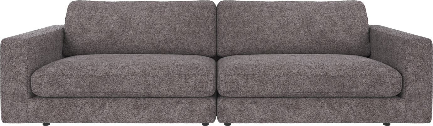 -personers Sofa Rowico Duncan Mørkegrå Anna 18 Stof H78ã B258ã D103 Cm
