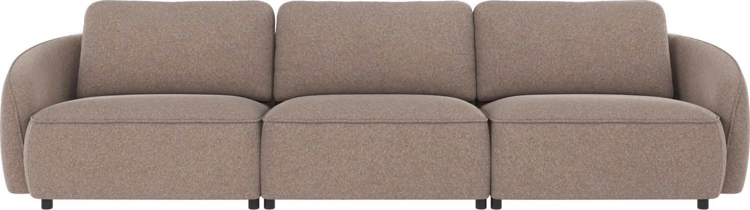 -personers Sofa Rowico Norris Brenda Beige Polyester 319   102   80 Cm Familiesofa