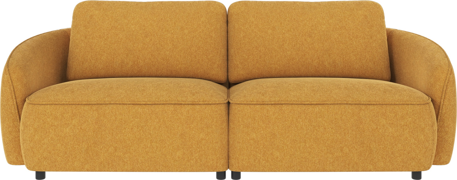 -personers Sofa Rowico Norris Brenda 68 Gul Polyester B226   D102   H80 Cm