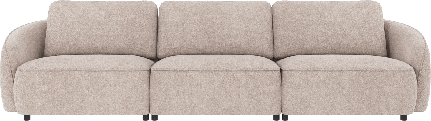 -personers Sofa Rowico Norris Greg 17 Polyester Lysegrå 319ã 102ã 80 Cm