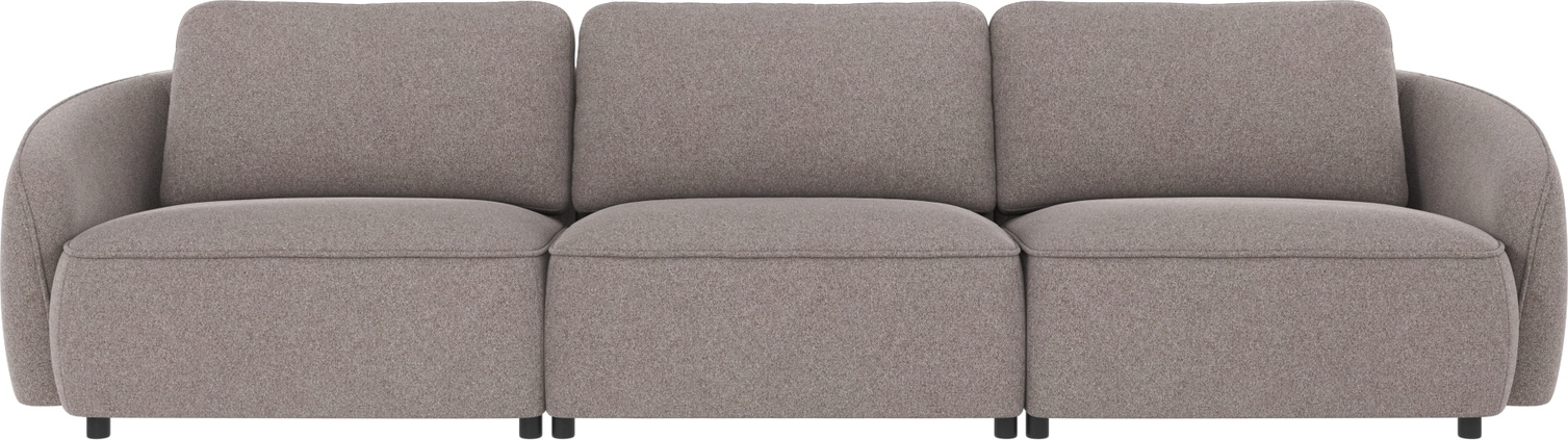-personers Sofa Rowico Norris   Gråbeige Brenda-stof 319ã 102ã 80 Cm
