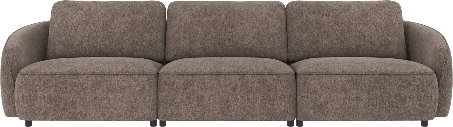 -personers Sofa Rowico Norris   Mørk Beige Polyester Fsc-mix Ramme 319 Cm