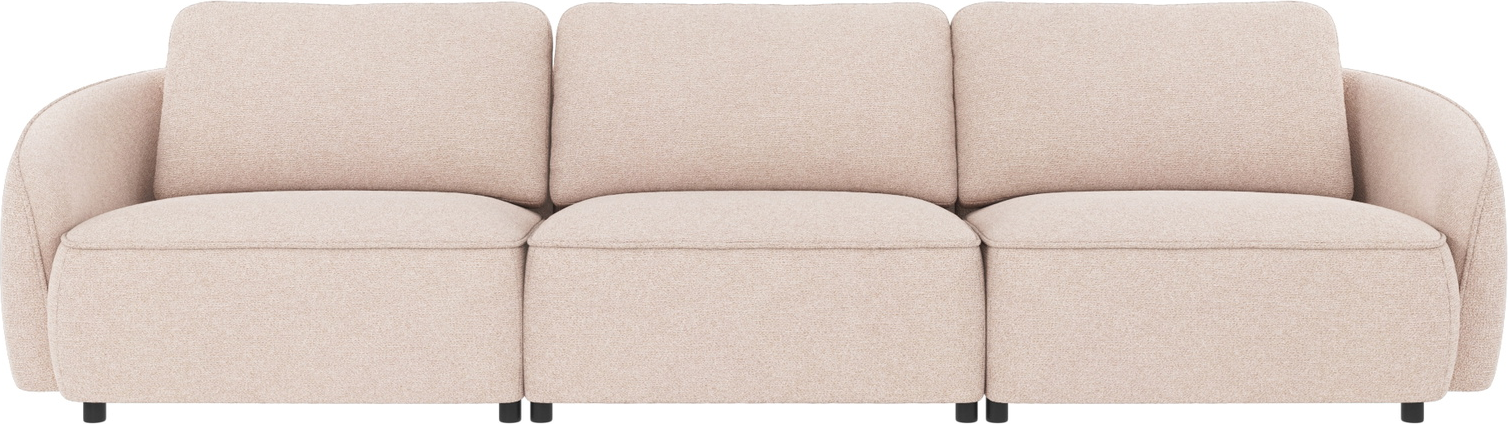 -personers Sofa Rowico Norris Lysebeige Stof Fsc-mix Stel Hr-koldskum Nozag Zigzagfjedre