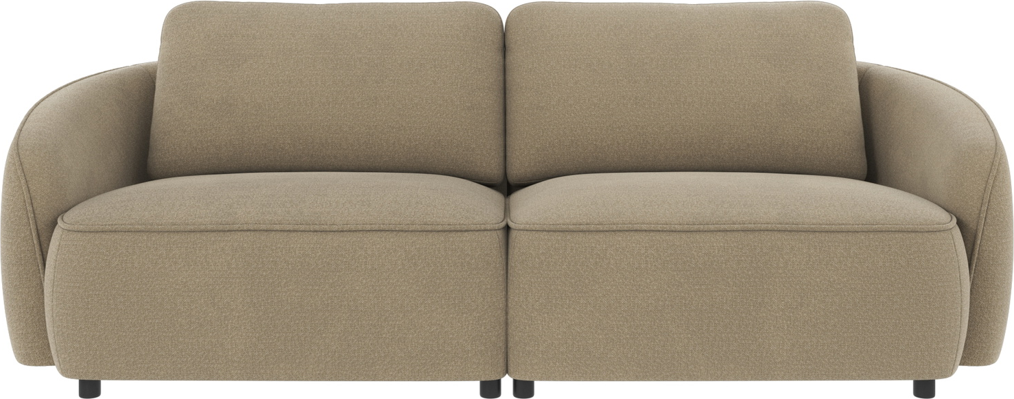 -personers Sofa Rowico Norris Rita Mørk Beige Polyester