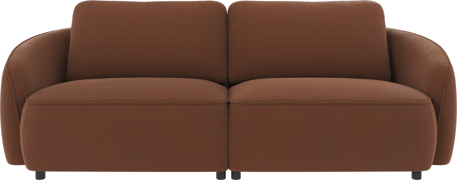 -personers Sofa Rowico Norris Rita 96 Rød 100  Polyester H80ã B226ã D102 Cm