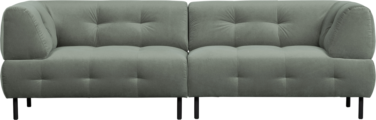-personers Sofa Woood Exclusive Lloyd   Bleg Grøn Vasket Fløjl