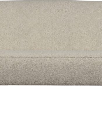 -personers Sofa Woood Sara Off-white Teddystof 110x72x73 Cm