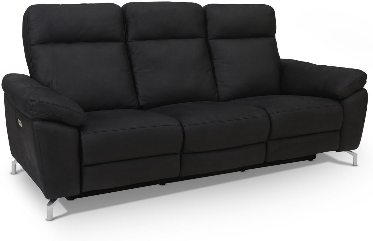-personers Stofsofa Raymond Hallmark Edinburgh Sort 222x96x101 Cm