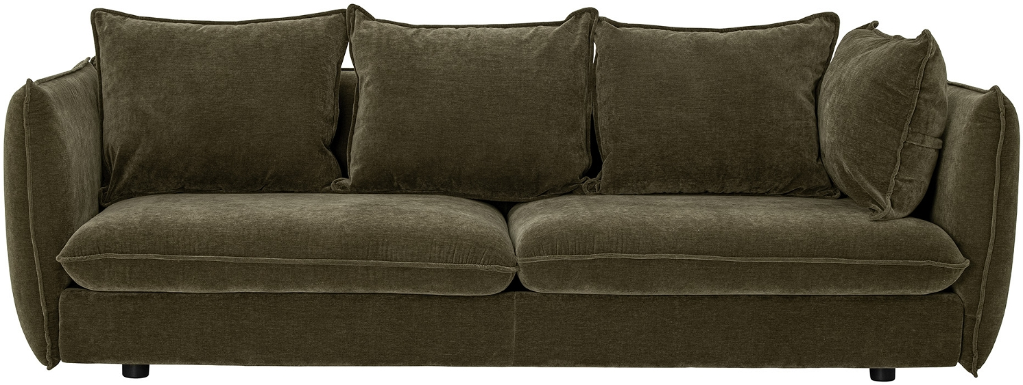 -personers Veloursofa Bloomingville Austin Støvet Grøn