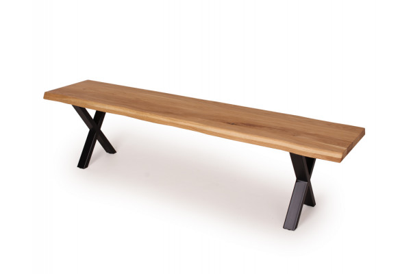 Akita Bænk  Eg  Natur Olie  40x180 Cm