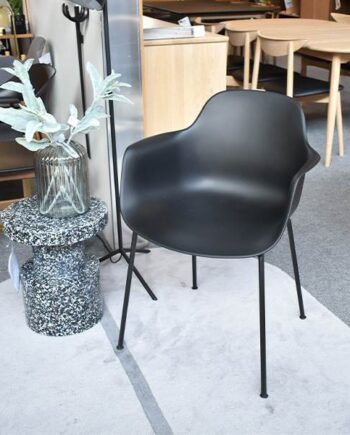 Andersen Furniture Ac3 Stol Metal Sort Sort Læder Udstillingsmodel  : Erling Christensen Møbler
