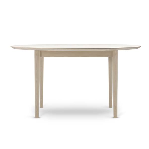 Andersen Furniture Classic 295 Rundt Spisebord Eg Hvidolieret ø125 Cm  Eg Hvid Olie : Erling Christensen Møbler