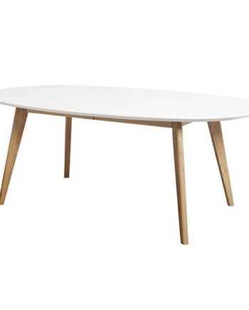 Andersen Furniture Dk10 Spisebord 110   190 Cm  Eg Naturolie Hvid Laminat  : Erling Christensen Møbler